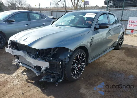 2024 BMW M3 Competition xDrive z USA, uszkodzony, nr VIN WBS43AY06RFR58078